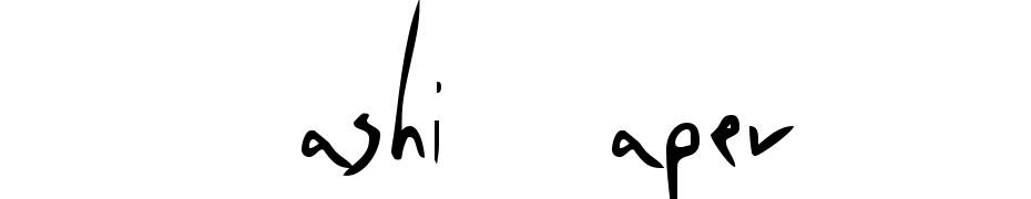 Washi Paper Font Download Free