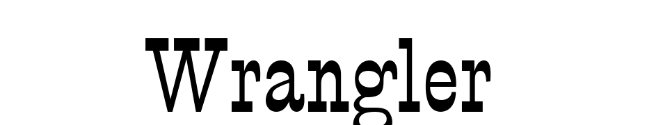 Wrangler Font Download Free