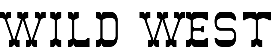 Wild West Regular Font Download Free