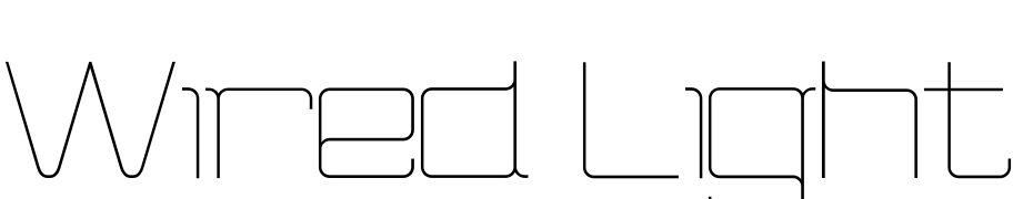 Wired Light Font Download Free