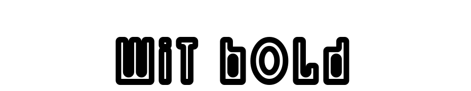 Wit Bold Yazı tipi ücretsiz indir