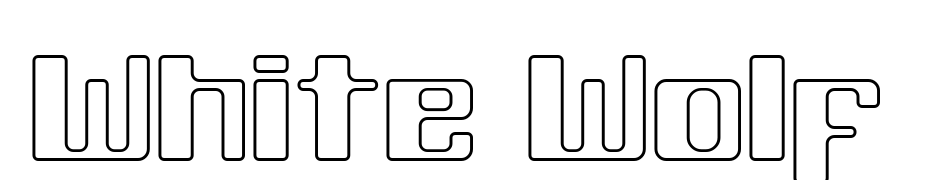 White Wolf Font Download Free