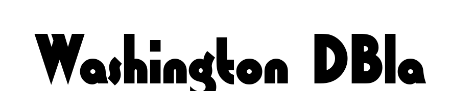 Washington DBla Font Download Free