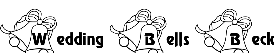 Wedding Bells Becker Font Download Free