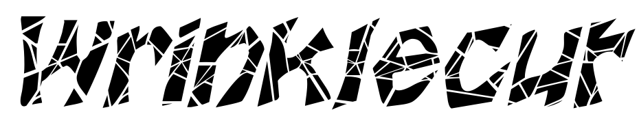 Wrinklecut Oblique Font Download Free