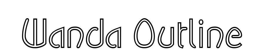 Wanda Outline Font Download Free