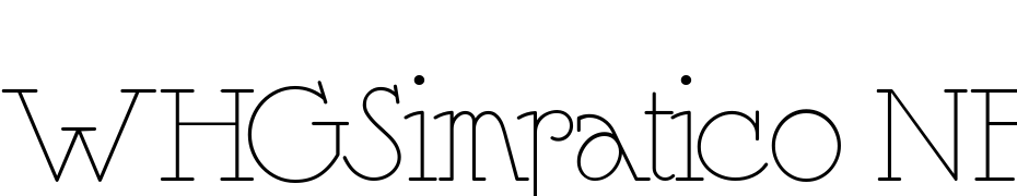 WHGSimpatico NF Font Download Free