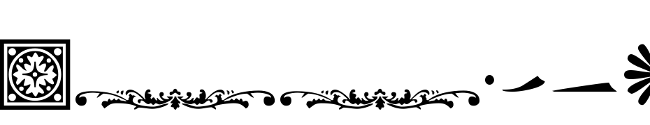Woodcut Ornaments Two SSK Font Download Free