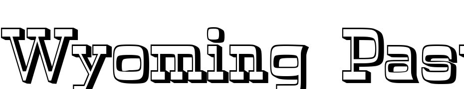 Wyoming Pastad Shadowed Font Download Free