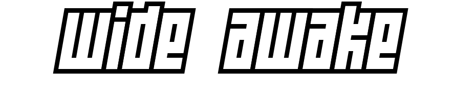 Wide Awake Font Download Free