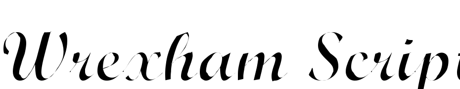 Wrexham Script Light Font Download Free