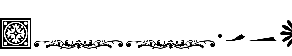 Woodcut Ornaments Two SSi Font Download Free