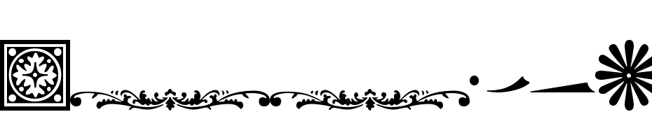 Woodcut Ornaments Two SSi Font Download Free