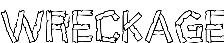 Wreckage Font Download Free