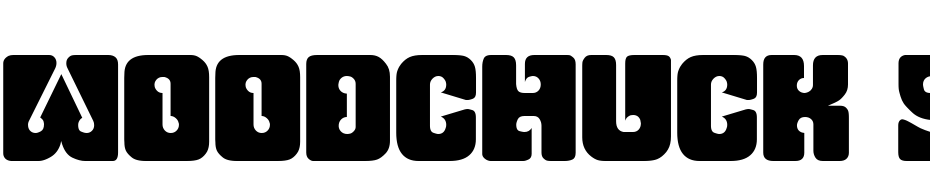 Woodchuck SF Font Download Free
