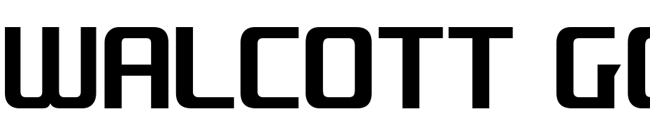Walcott Gothic Sunset Font Download Free