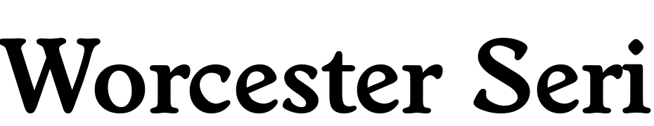 Worcester Serial Bold Font Download Free