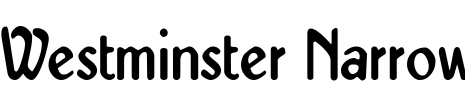 Westminster Narrow Regular Font Download Free