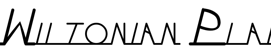 Wiltonian Plain Font Download Free
