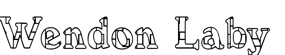 Wendon Laby Becker Font Download Free