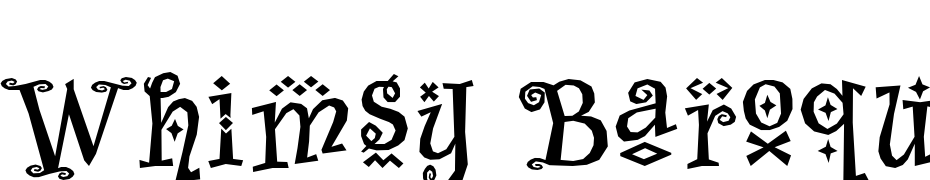 Whimsy Baroque ICG Bold Font Download Free