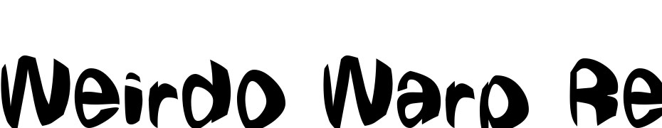 Weirdo Warp Regular Font Download Free