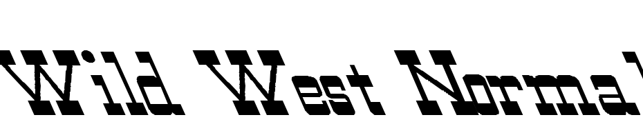 Wild West Normal Extreme Lefti Font Download Free
