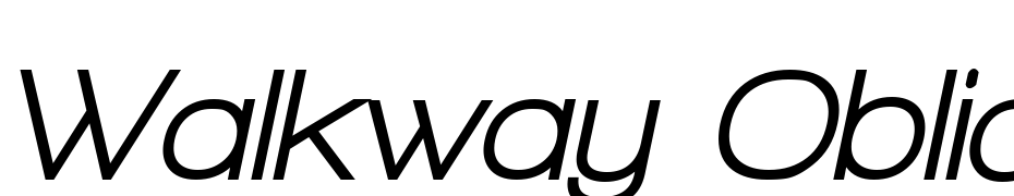 Walkway Oblique Ultra Bold Font Download Free