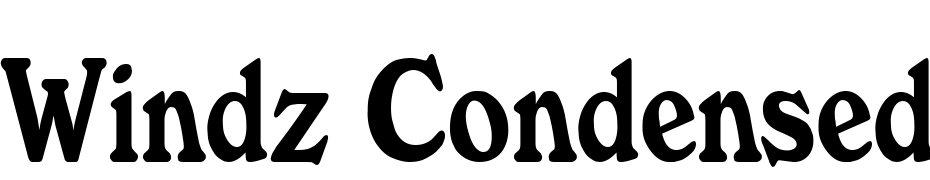 Windz Condensed Normal Font Download Free