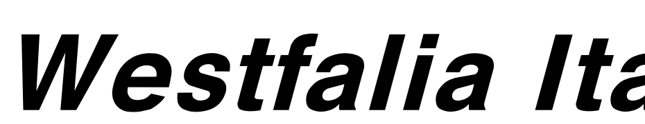 Westfalia Italic Font Download Free