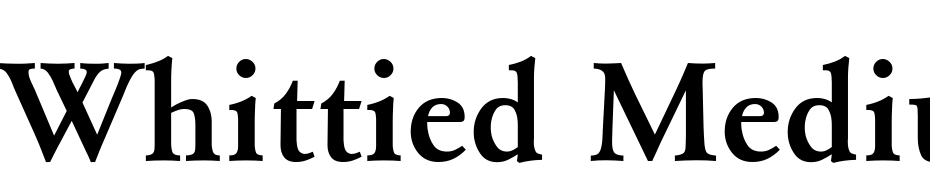 Whittied Medium Fuente Descargar Gratis