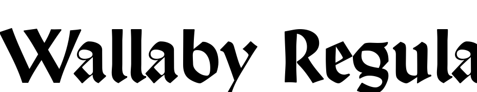 Wallaby Regular Font Download Free