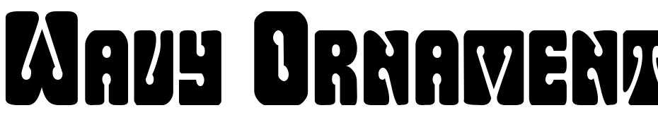 Wavy Ornamental Condensed Font Download Free