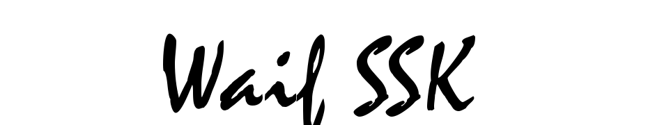 Waif SSK Font Download Free
