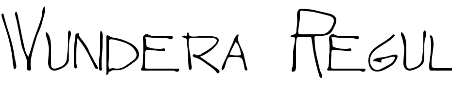 Wundera Regular Font Download Free