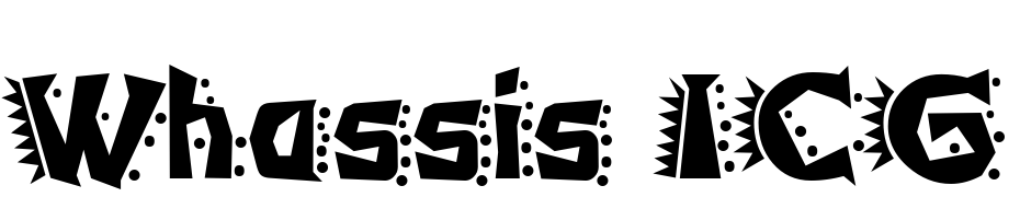 Whassis ICG Frantic Font Download Free