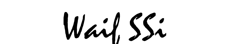Waif SSi Font Download Free