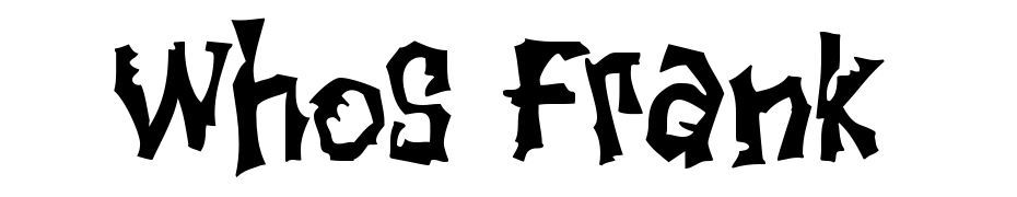 Whos Frank Font Download Free