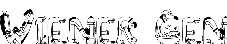 Wiener Gentil Toutou Font Download Free