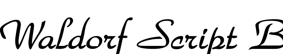 Waldorf Script Bold Font Download Free