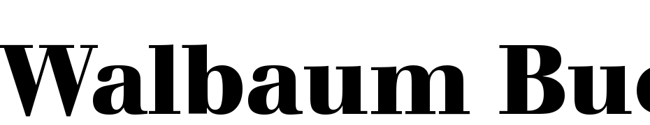 Walbaum Buc T Bold Font Download Free