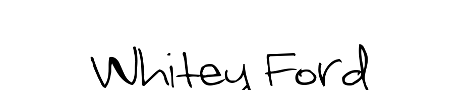 Whitey Ford Font Download Free