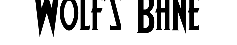 Wolf's Bane Font Download Free