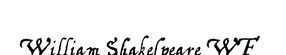 William Shakespeare WF Yazı tipi ücretsiz indir