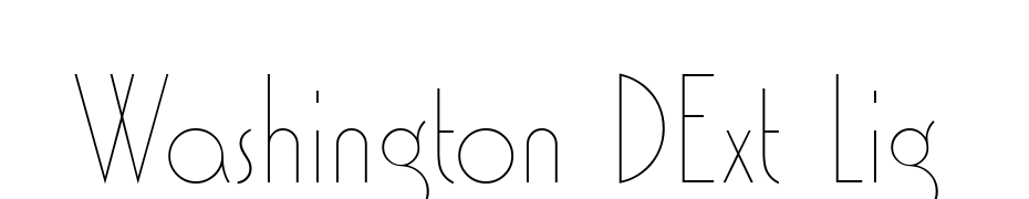 Washington DExt Lig Font Download Free