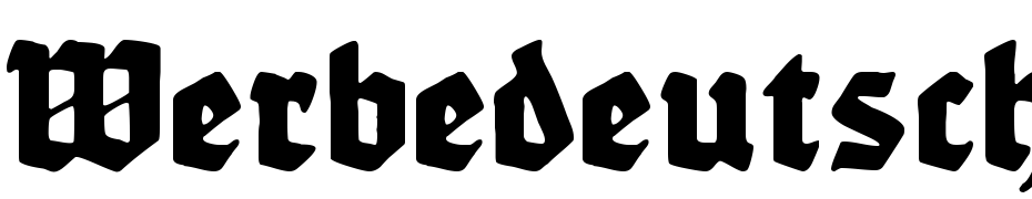 Werbedeutsch Heavy Font Download Free