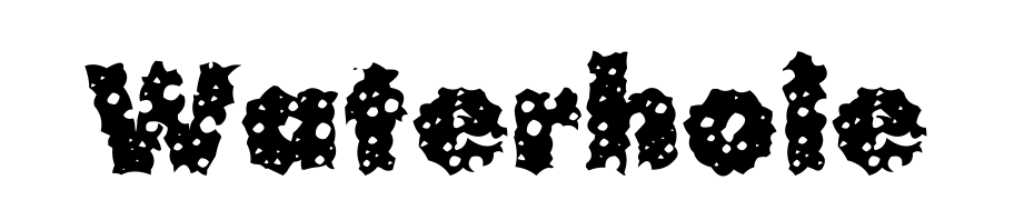 Waterhole Font Download Free