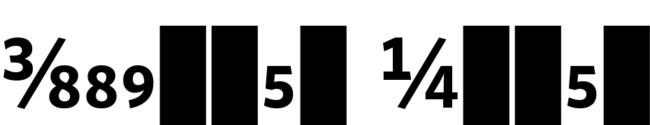 Whitney Numeric Semibold Font Download Free