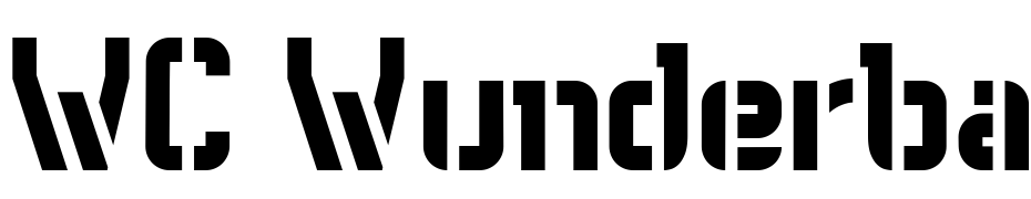 WC Wunderbach Bta Demi Bold Font Download Free