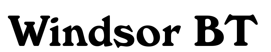 Windsor BT Font Download Free